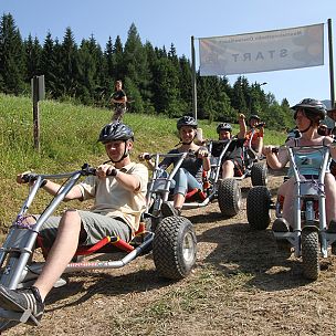 Mountain cart track Oberweissbach